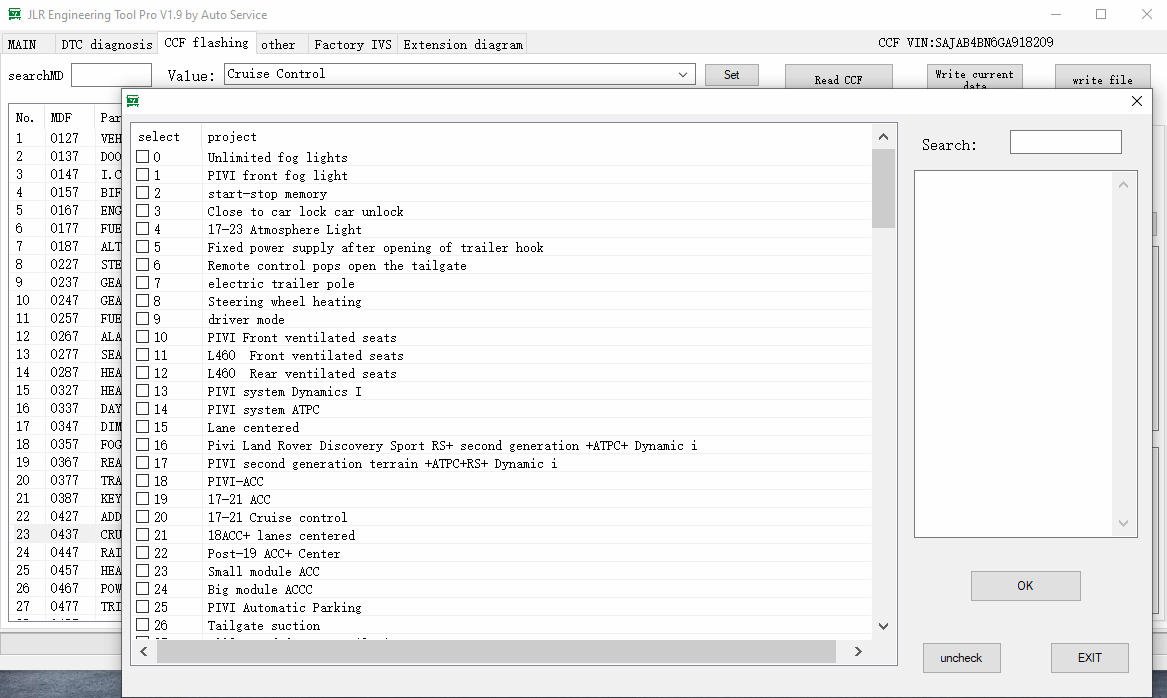 JET-PRO interface screenshot 9